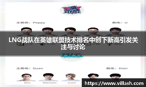 LNG战队在英雄联盟技术排名中创下新高引发关注与讨论